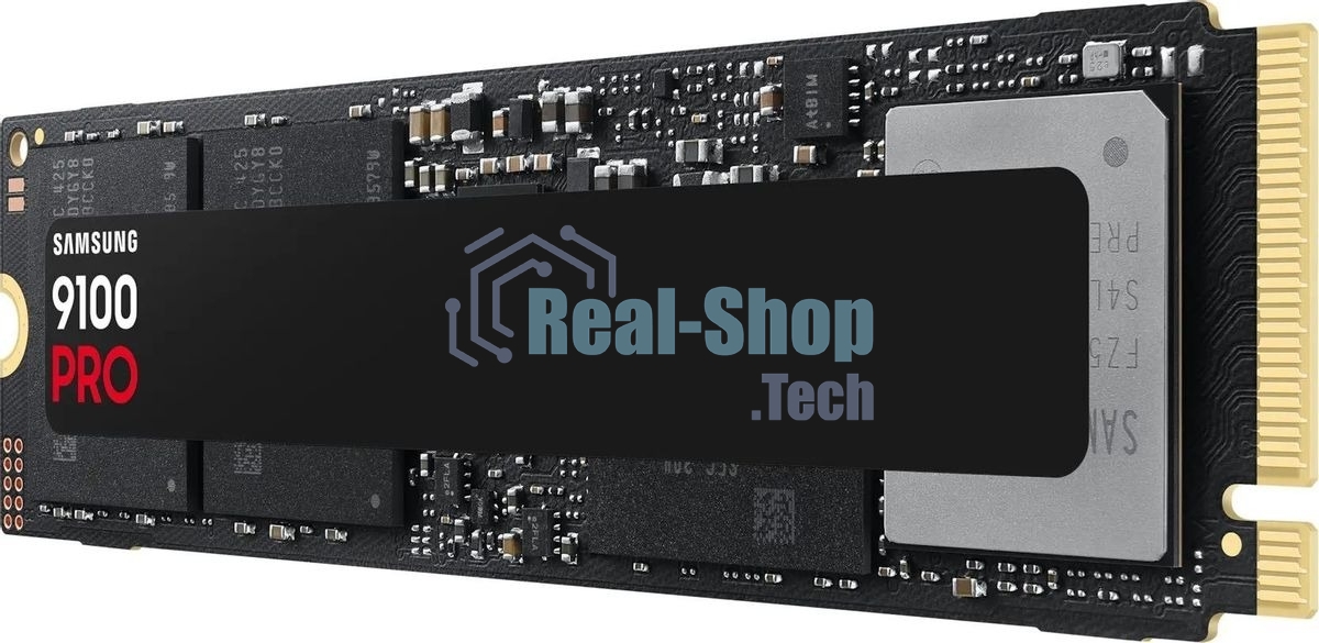 Накопитель SSD 1Tb Samsung 9100 PRO, M.2, PCI-E 5.0 x4, TLC 3D NAND [R/W - 14800/13400 Mb/s]
