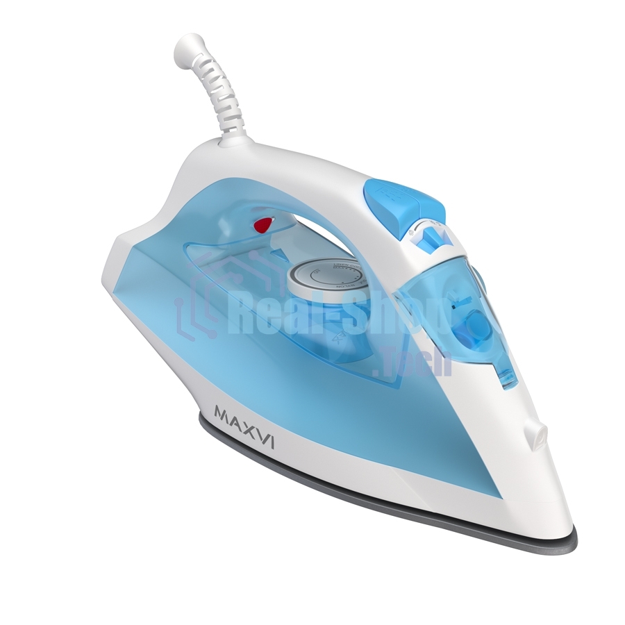 Утюг Maxvi SI1801 белый/голубой