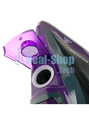Утюг BRAYER BR4001 фиолетовый/серый, 2600 Вт, 25 г/мин, 140 г/мин, 360 мл