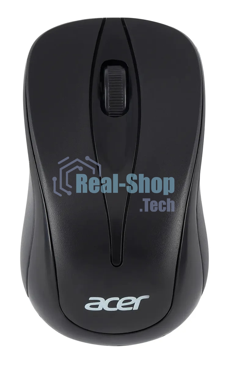 Мышь беспроводная Acer OMR131 черный, 1000 dpi, радиоканал, USB, кнопки - 3