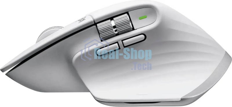 Мышь беспроводная Logitech MX Master 3s светло-серый, 8000 dpi, радиоканал, Bluetooth, USB, кнопки - 7