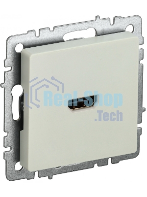 Розетка HDMI IEK BRITE РHDMI-0-БрКр бежевый