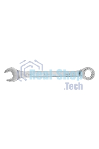 Ключ комбинированный трещоточный Denzel 14711 17 мм, CrV, матовый хром