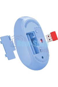 Мышь беспроводная Defender Smart MM-396 синий, 1600 dpi, радиоканал, Bluetooth, USB, кнопки - 3