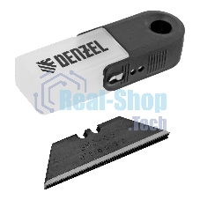 Лезвия Denzel 19 мм, сталь SK5 - 0,6 мм, трапециевидные, 5 шт.