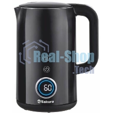 Чайник электрический Sakura SA-2185DBK Premium (1.7) дисплей, черный
