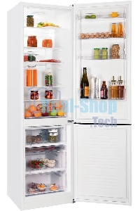 Холодильник Nordfrost NRB 154 W белый матовый двухкамерный 238/115 л морозилка снизу, капельная система