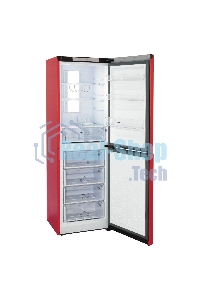 Холодильник Бирюса Б-H940NF красный двухкамерный 210/130л морозильник снизу, No Frost