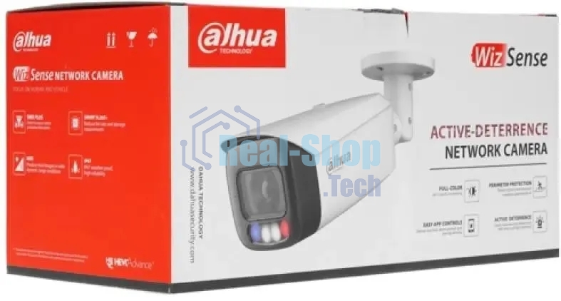 Камера видеонаблюдения IP Dahua DH-IPC-HFW3449T1P-AS-PV-0280B-S5 2.8-2.8мм цв. корп.:белый/черный (DH-IPC-HFW3449T1P-AS-PV-0280B)