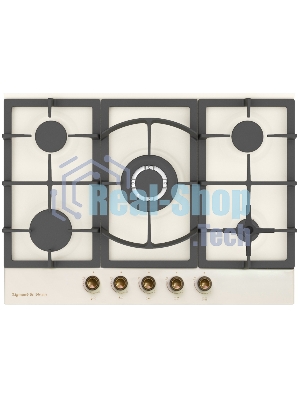 Газовая варочная панель Zigmund & Shtain G 16.7 X независимая, бежевый