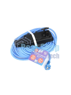 Морозостойкий удлинитель PC 16А, 3 р 20 м 3x2,5 IP54/PC-3GF-R-20(IP)