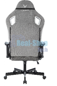 Кресло игровое Knight Outrider серый Light-19 крестов. металл