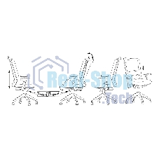 Кресло руководителя Бюрократ MC-G611NL-H черный Elastic-102 с подголов. крестов. 4-луч. пластик пластик серый