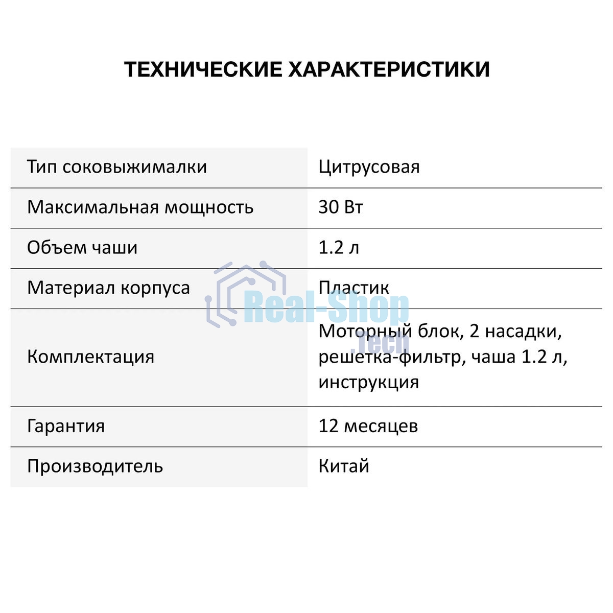 Соковыжималка цитрусовая Starwind SJ 1241 30Вт рез.сок.:1200мл. белый/прозрачный