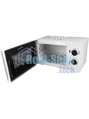 Микроволновая печь Starwind SMW4020 белый, 20 л, 700 Вт, переключатели - поворотный механизм