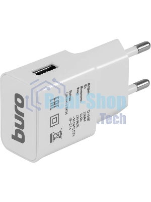 Сетевое зарядное устройство Buro TJ-159w 2.1A универсальное белый