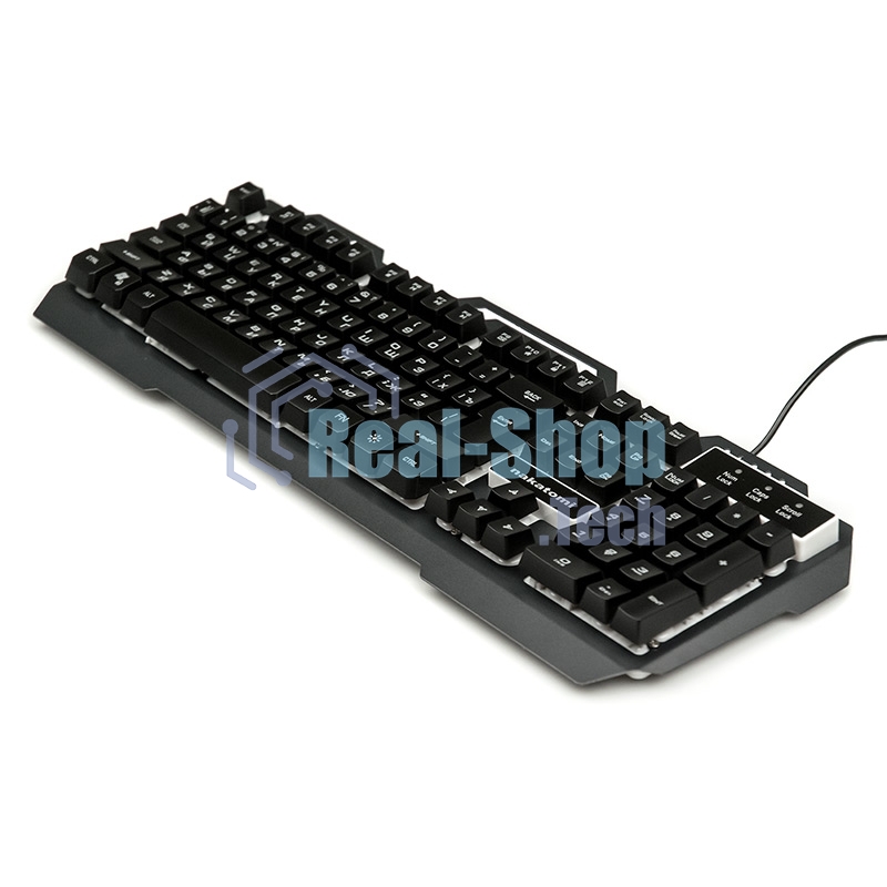 Клавиатура проводная NAKATOMI KG-35U черный