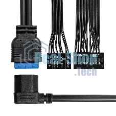 Компьютерный корпус Desktop ExeGate MI-307U2-M300 (mini-ITX/mATX, БП M300 с вент. 8см, 2хUSB+2хUSB 3.0, HD аудио, черный)