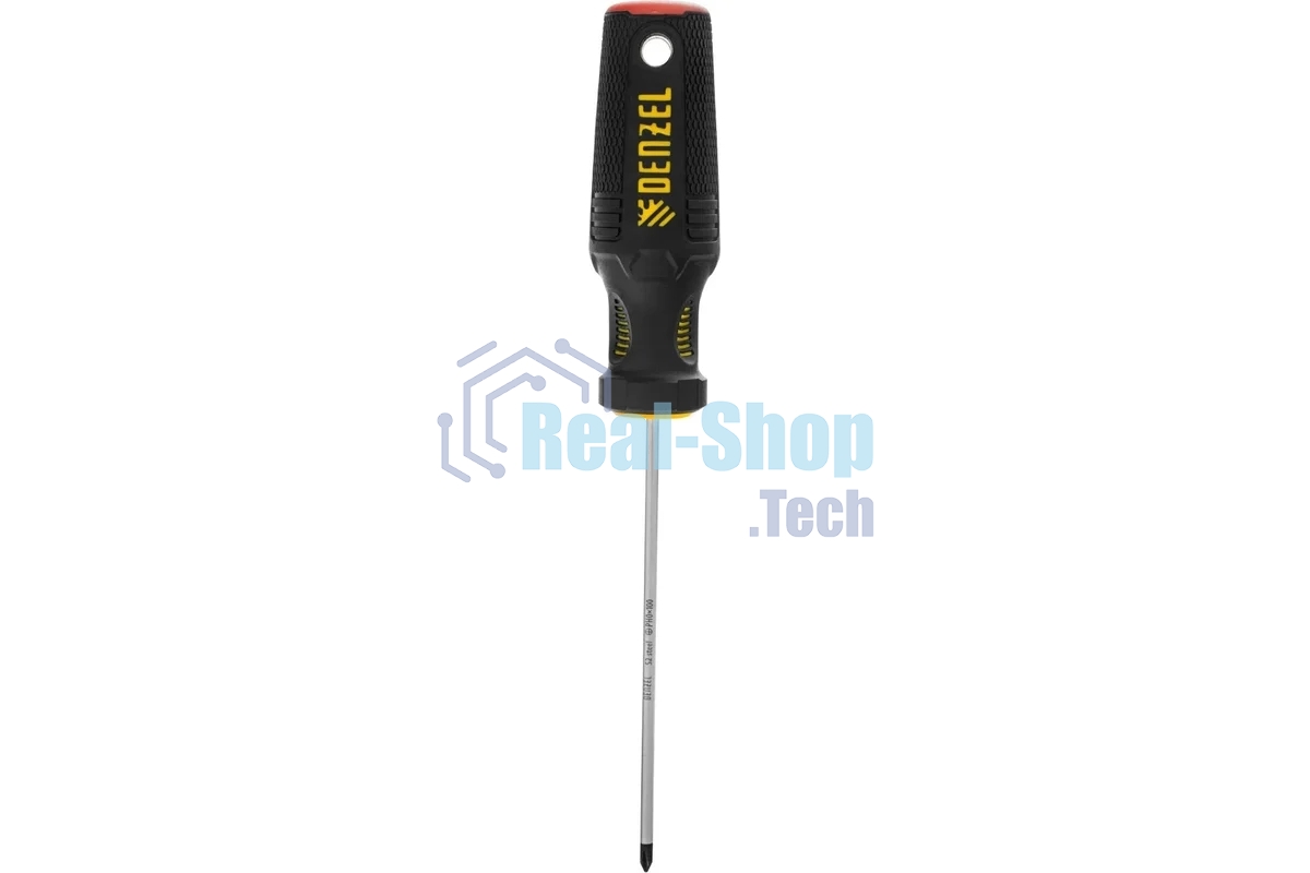 Отвертка Denzel PH0х100 мм, S2, 3к рукоятка