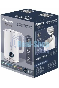 Чайник электрический Sakura SA-2185DW Premium (1.7) дисплей, бел д