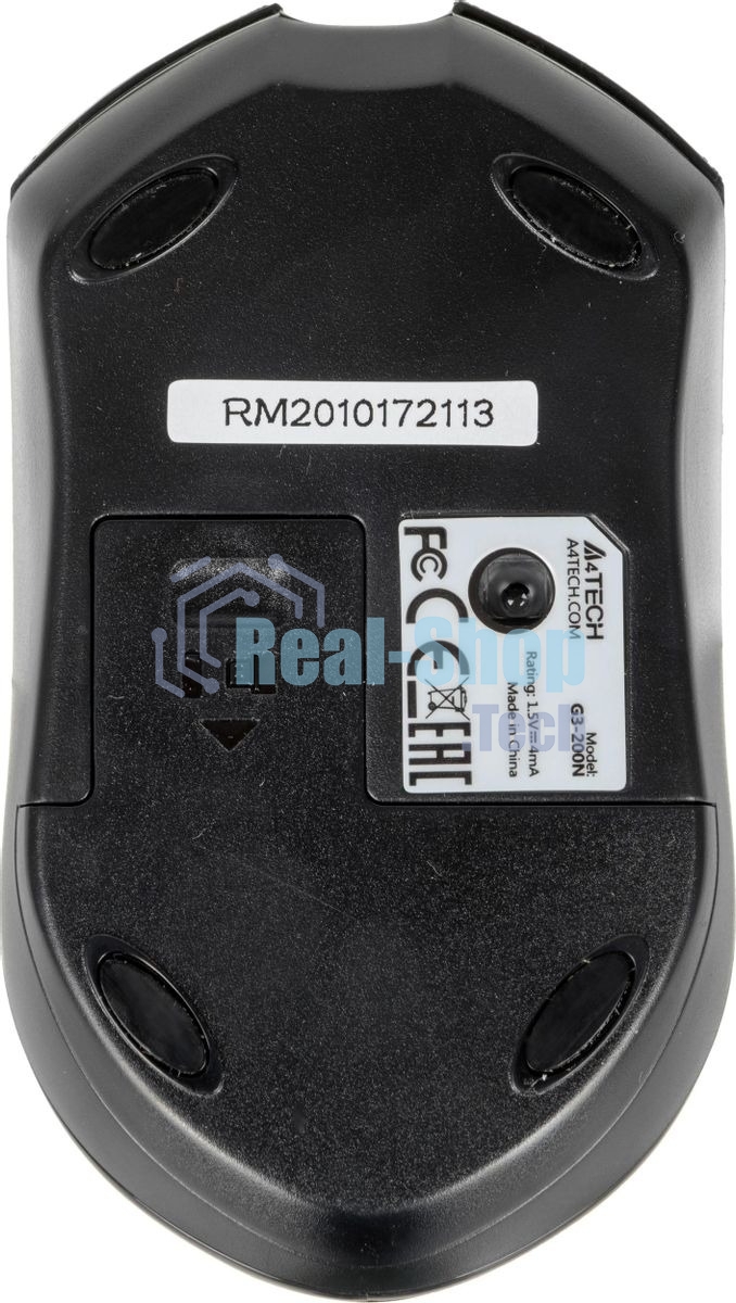 Комплект клавиатура+мышь A4Tech 4200N беспроводной, USB, 1000 DPI, чёрный