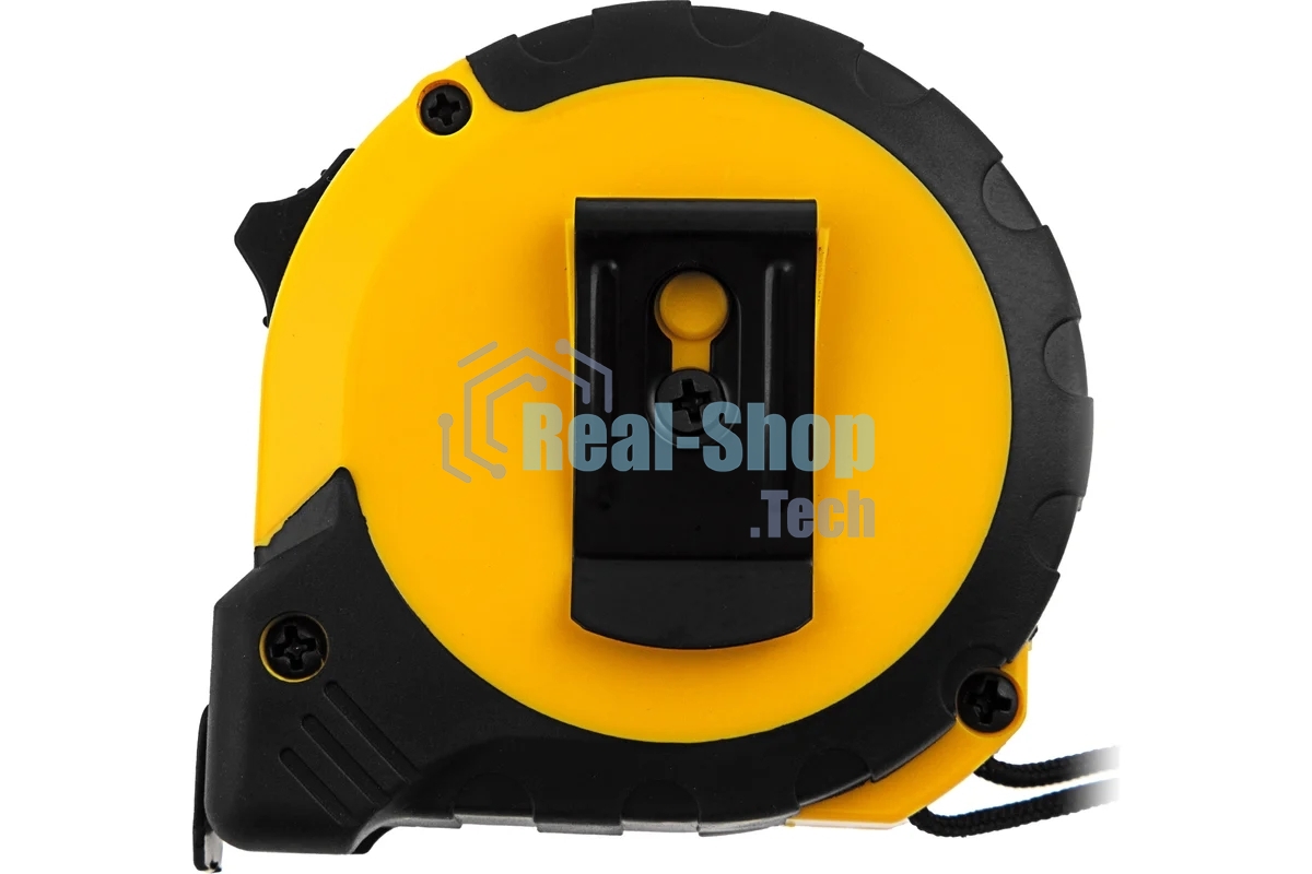 Рулетка 5м х 19мм, двухкомп. корпус, кнопка-пауза Denzel