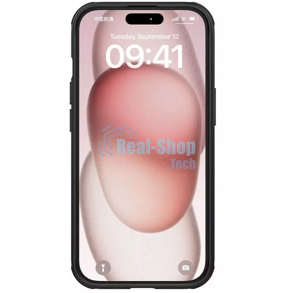 Чехол Super Frosted Shield Pro, черный, (AP IP15 Pro Max)