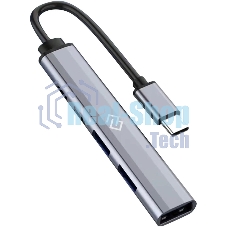 Разветвитель USB-C Digma DHUB-5USB-AC-3.0 5порт. черный