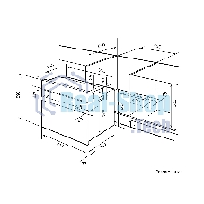 Духовой шкаф электрический LEX EDM 073 BBL черный