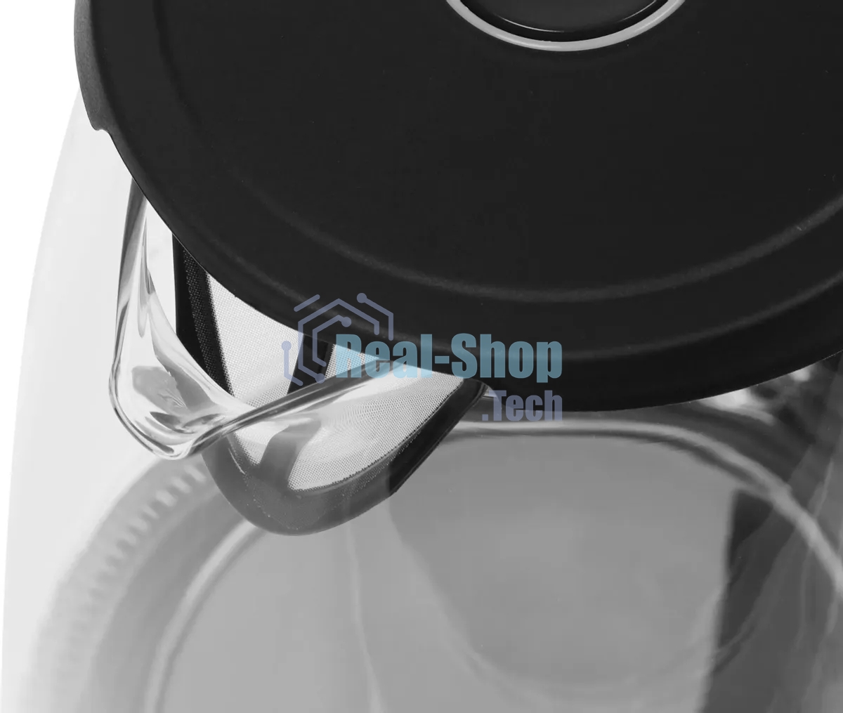 Чайник электрический Midea MK-8019, мощность 2200 Вт, объем 1.7 л, цифровой дисплей, регулировка температуры нагрева, 6 режимов нагрева, поддержание температуры, подсветка