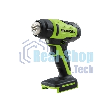 Фен строительный аккумуляторный GreenWorks G24HG, 24V, без АКБ и ЗУ (3400207)