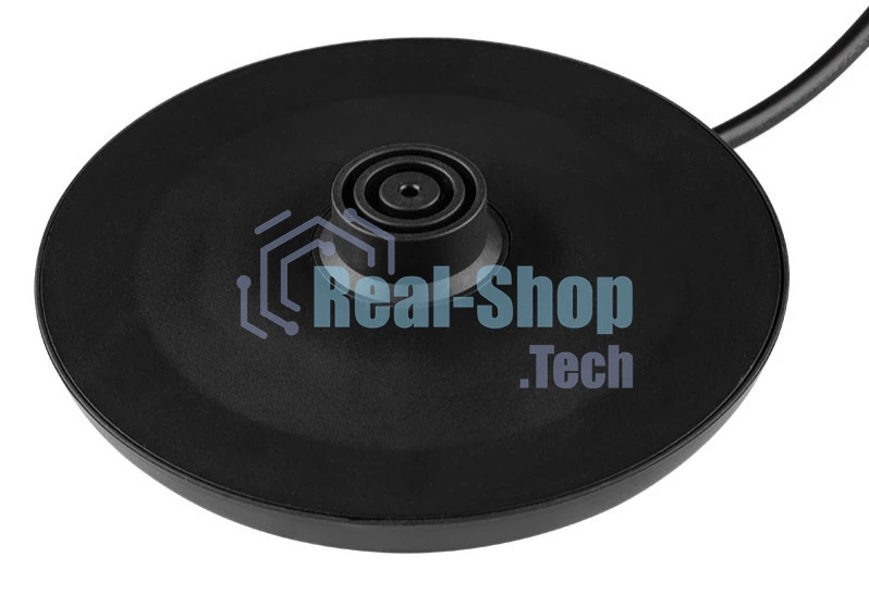 Чайник электрический Energy E-256, 1500Вт, 1,5л, стекло, черный