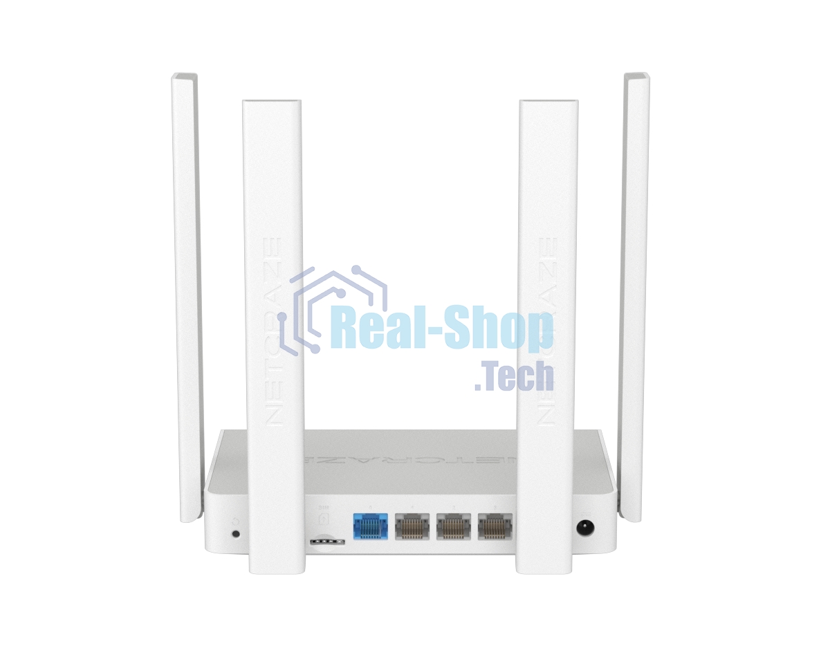 Интернет-центр Netcraze Runner 4G (NC-2212) с модемом 4G, Mesh Wi-Fi N300 и 4-портовым Smart-коммутатором