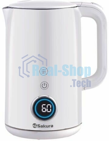 Чайник электрический Sakura SA-2185DW Premium (1.7) дисплей, бел д
