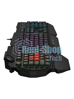 Клавиатура проводная A4Tech Bloody B310N черный USB Multimedia for gamer LED (подставка для запястий) (B310N)