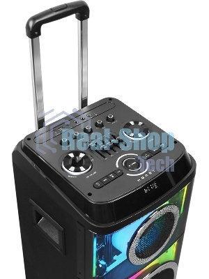 Колонка портативная Ural 103 черный 1200W 1.1 BT/3.5Jack/USB-C 15м 7000mAh