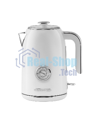 Чайник электрический Galaxy Line GL 0352, сливочный зефир, металл, 2200 Вт, 1.7 л