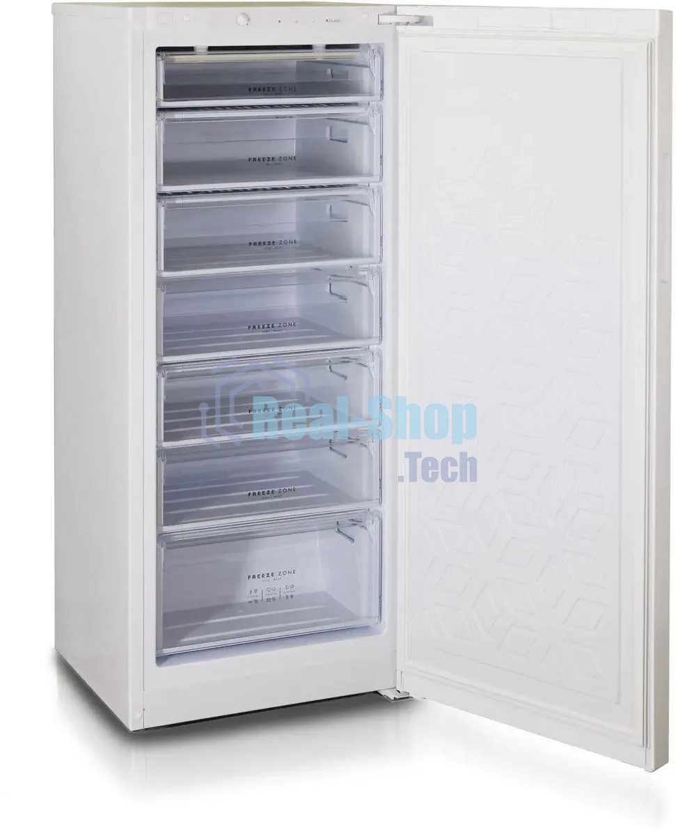 Морозильная камера Бирюса Б-6046, белый, 230л, 7 ящиков