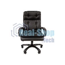 Кресло офисное Chairman 442 экопремиум черный (черный пластик)