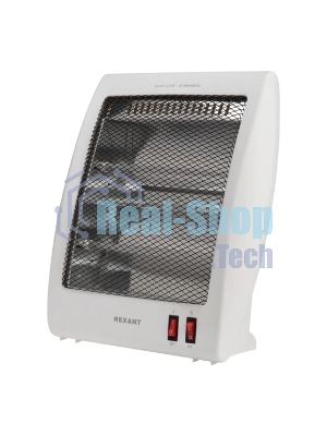 Обогреватель инфракрасный Rexant 60-0058, белый, кварцевый, 800 Вт, 14 м2, настольный