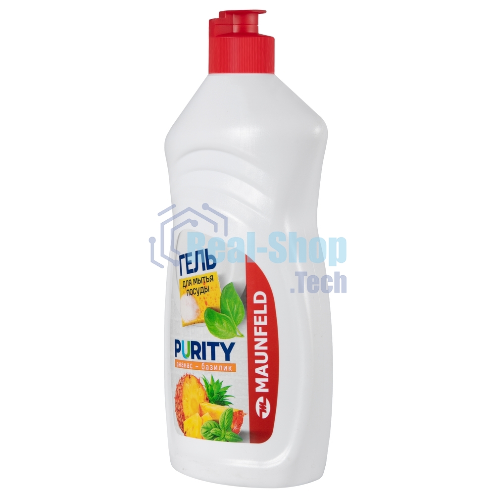 Гель для мытья посуды Maunfeld Purity Ананас и базилик 450 г MDL450PF