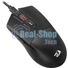 Мышь проводная игровая Redragon FYZU черная (USB, Pixart P3395, Huano, 6 кн., 26000 Dpi, RGb подсветка)