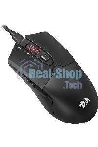 Мышь проводная игровая REDRAGON FYZU черная (USB, Pixart P3395, Huano, 6 кн., 26000 Dpi, RGb подсветка)