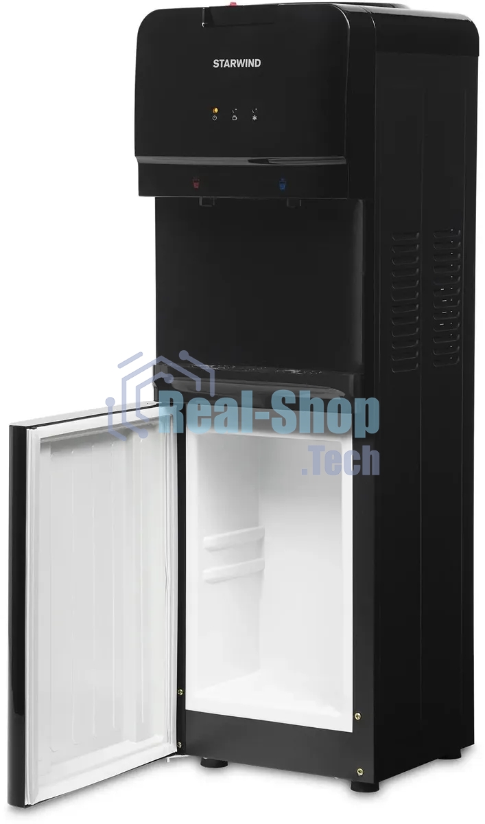 Кулер для воды Starwind SW-1005TEW, верхняя загрузка, нагрев 95 °С, охлаждение 10 °С, черный