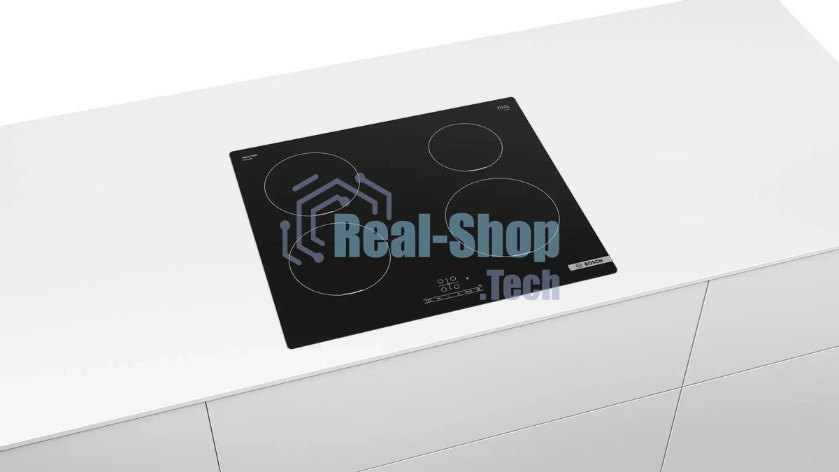 Индукционная варочная панель Bosch Serie 4 PUE611BB5E, индукционные, независимая, черный