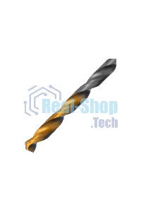 Сверло спиральное по металлу Denzel 2,5 x 57мм, Р6М5, Golden Tip, 2 шт.