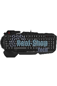 Клавиатура проводная A4Tech Bloody B310N черный USB Multimedia for gamer LED (подставка для запястий) (B310N)