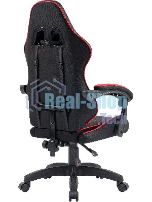 Кресло игровое Defender Sorrento черный/Красный, класс 3, ткань
