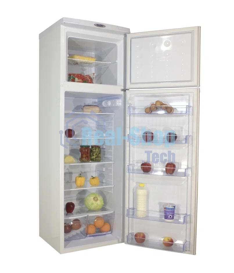 Холодильник DON R-236 B белый двухкамерный 250/70л морозилка сверху