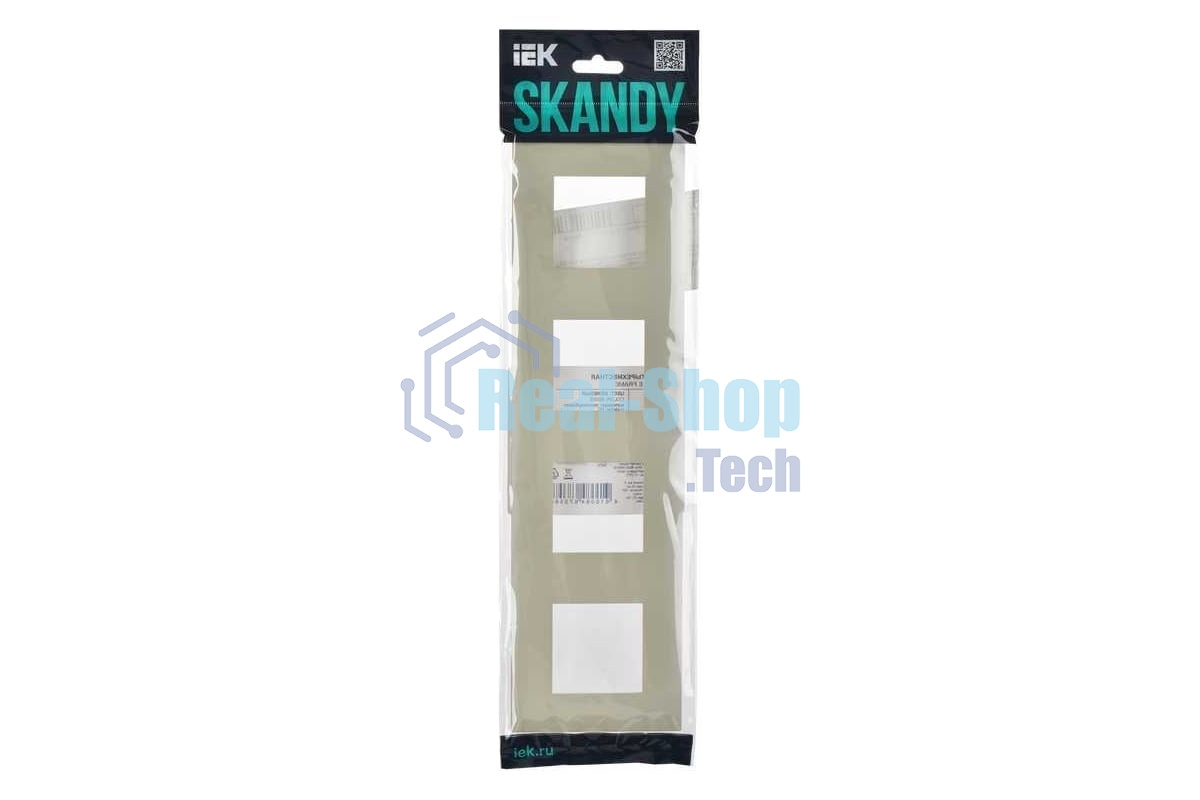 Рамка 4-м IEK SKANDY SK-F01B бежевый SK-M42-K10